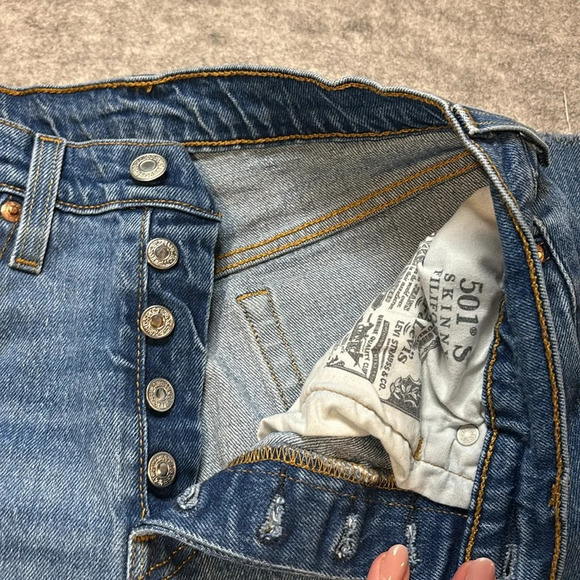 Levi's 501, Size 26. Indigo Blue an Button Fly! - Picture 8 of 11